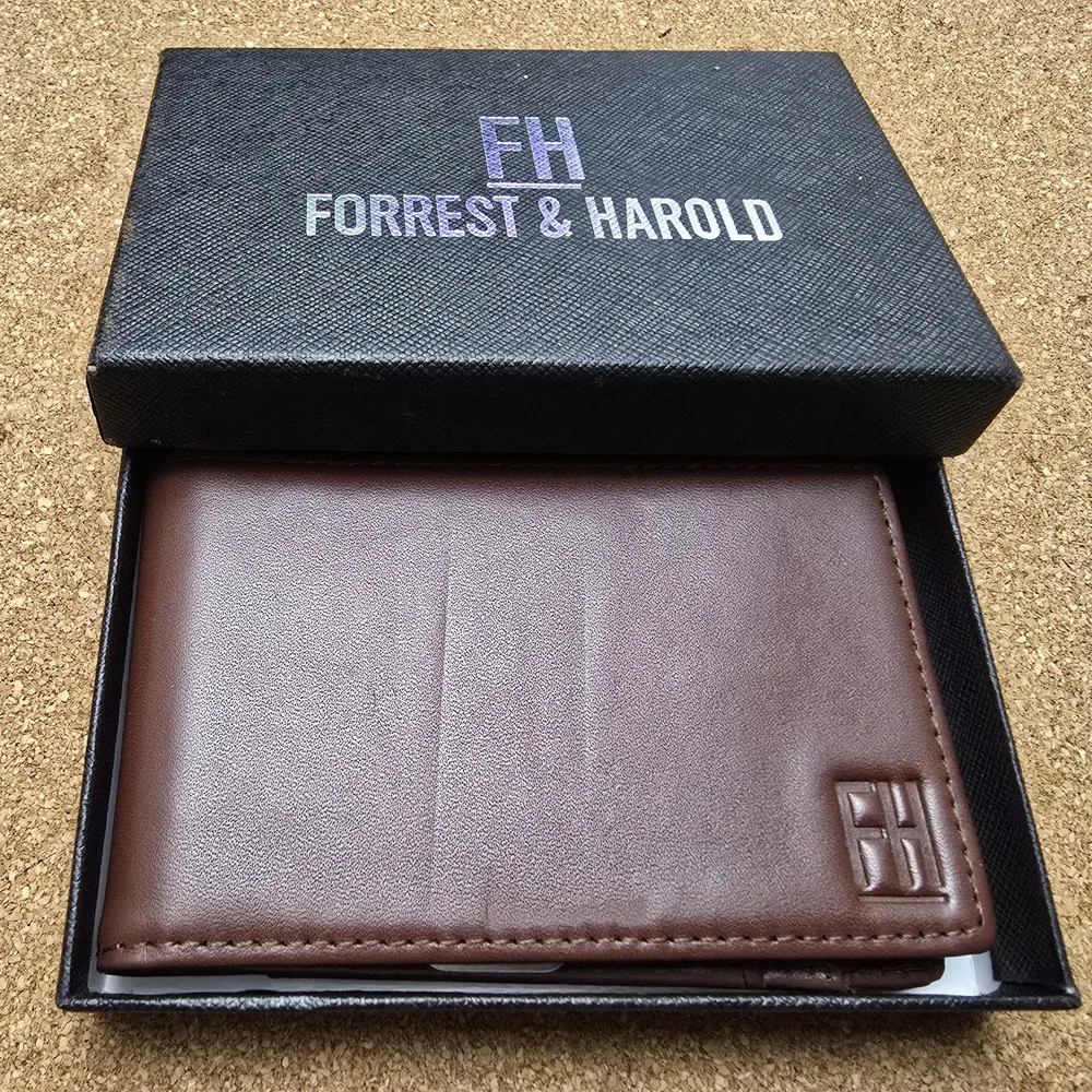 Brown Leather Money Clip